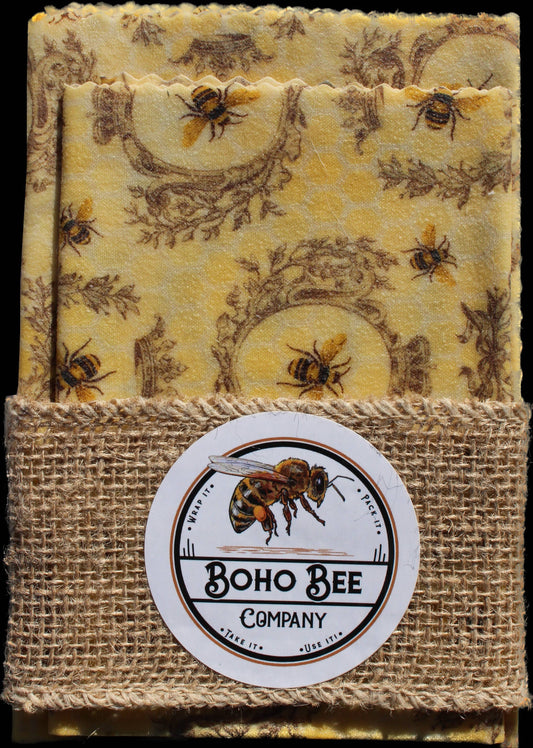 Beeswax Wrap: 2 Pack (Medium/Large)