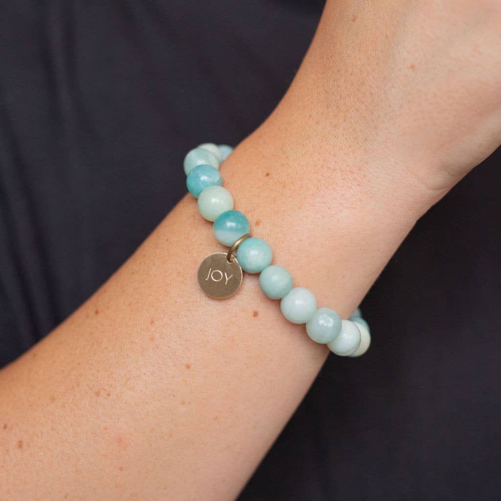 Turquoise Serenity Stone Bracelet: JOY