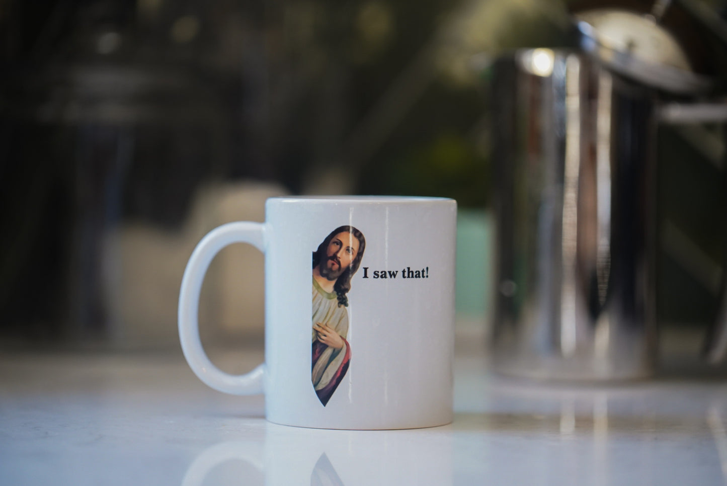 Jesus 'I Saw That' 11oz Coffee Mug