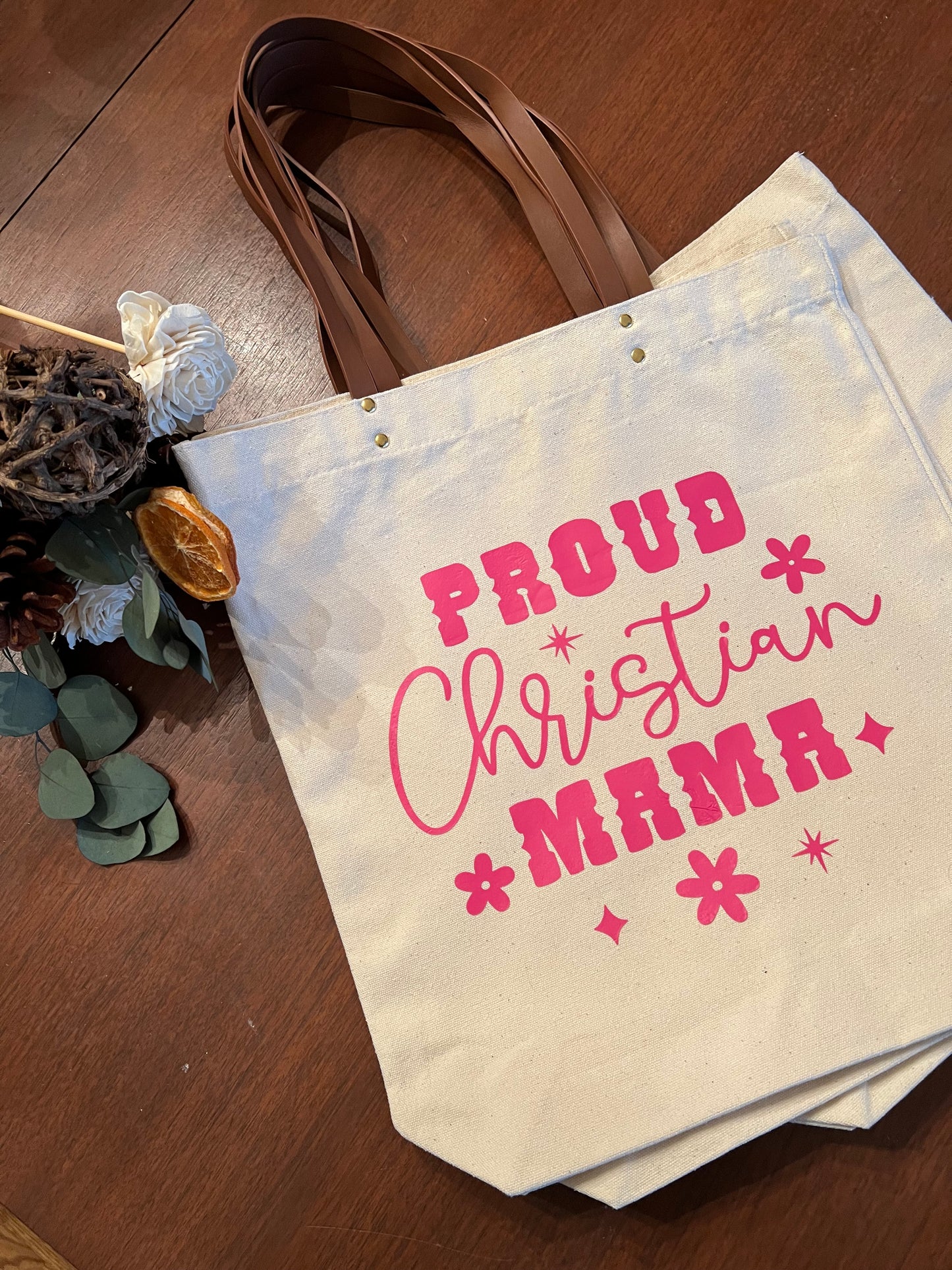 'Quote' Totes - Great for Groceries, Bible Study, or Students!