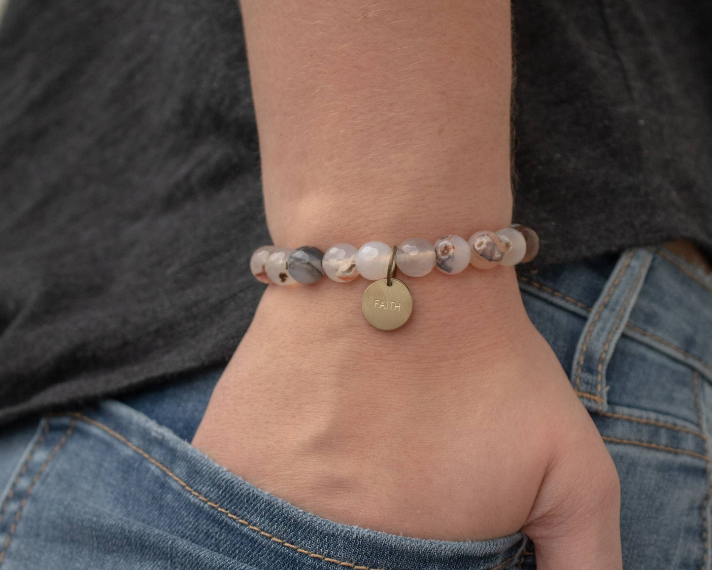 Earth Tone Faith Bracelet: BE STILL & KNOW