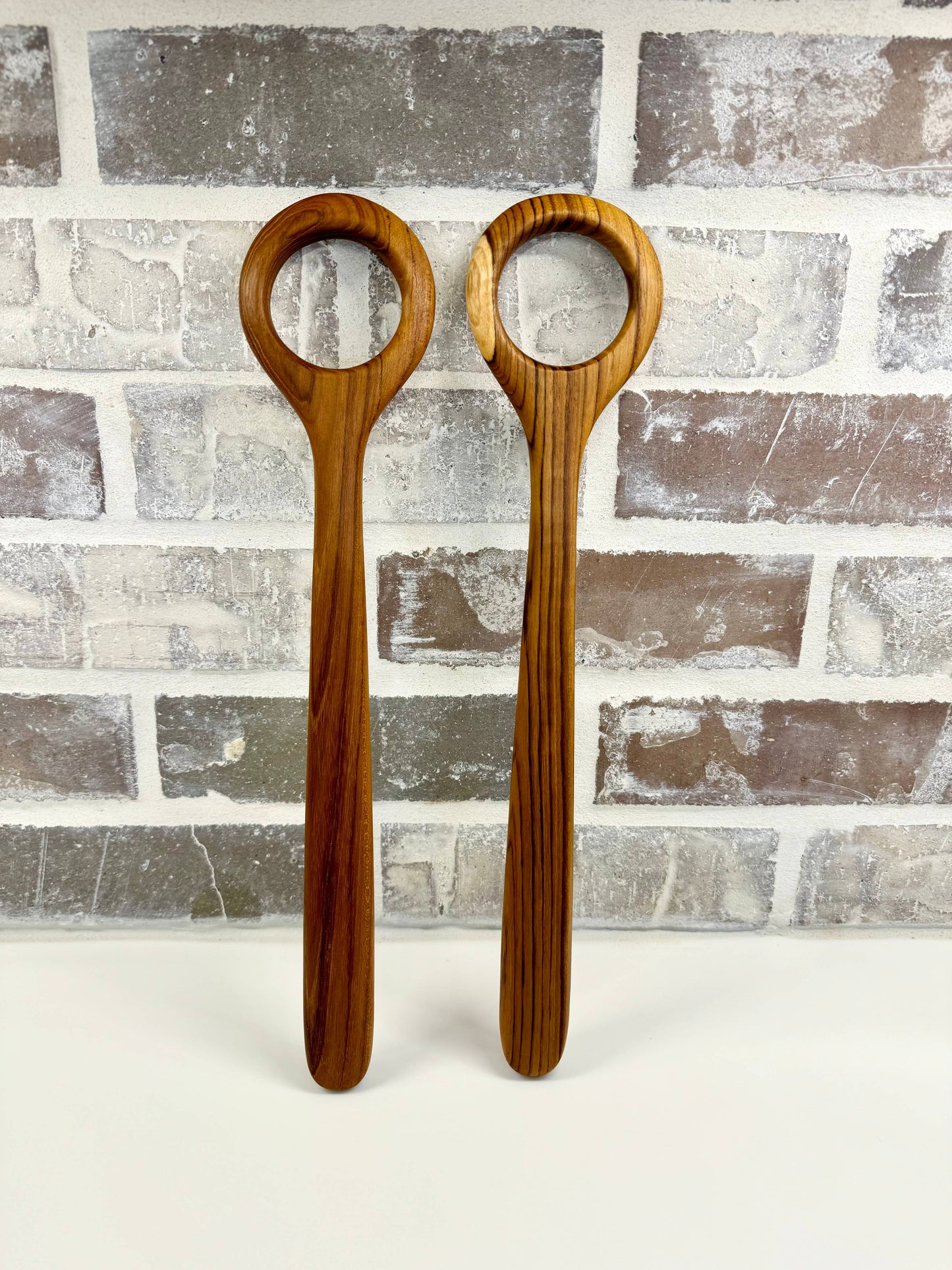 Teak Wood Danish Dough Whisk