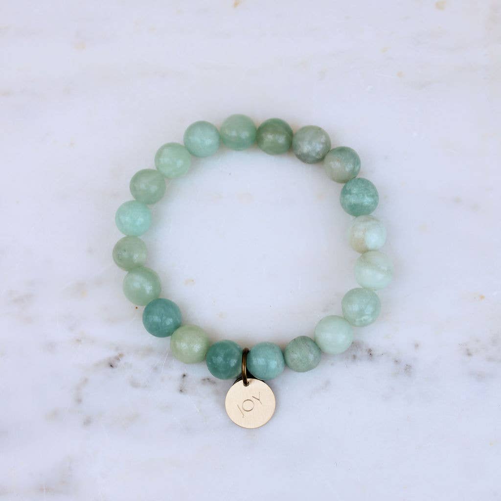 Turquoise Serenity Stone Bracelet: JOY